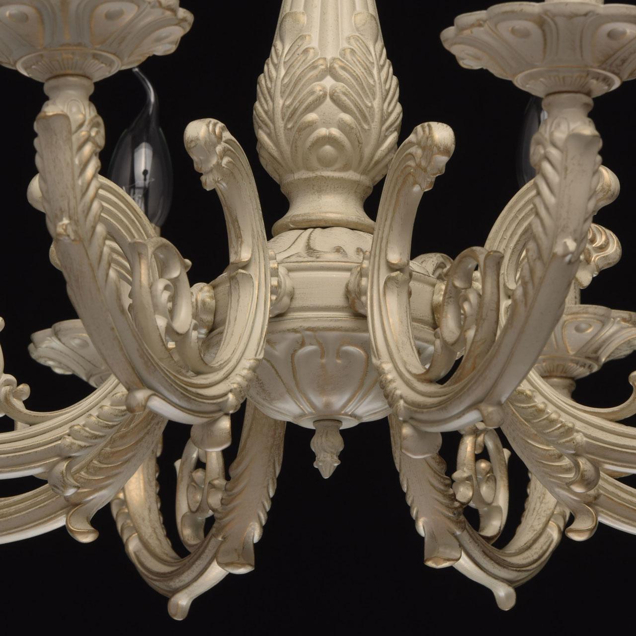 Подвесная люстра MW-Light Аврора 9 371013308 бежевая MW-LIGHT ДИЗАЙНЕРСКИЕ, АВРОРА 186780 Бежевый  - Вид №3