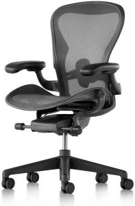 Herman Miller Стул офисный вращающийся с 5 спицами на колесиках Aeron