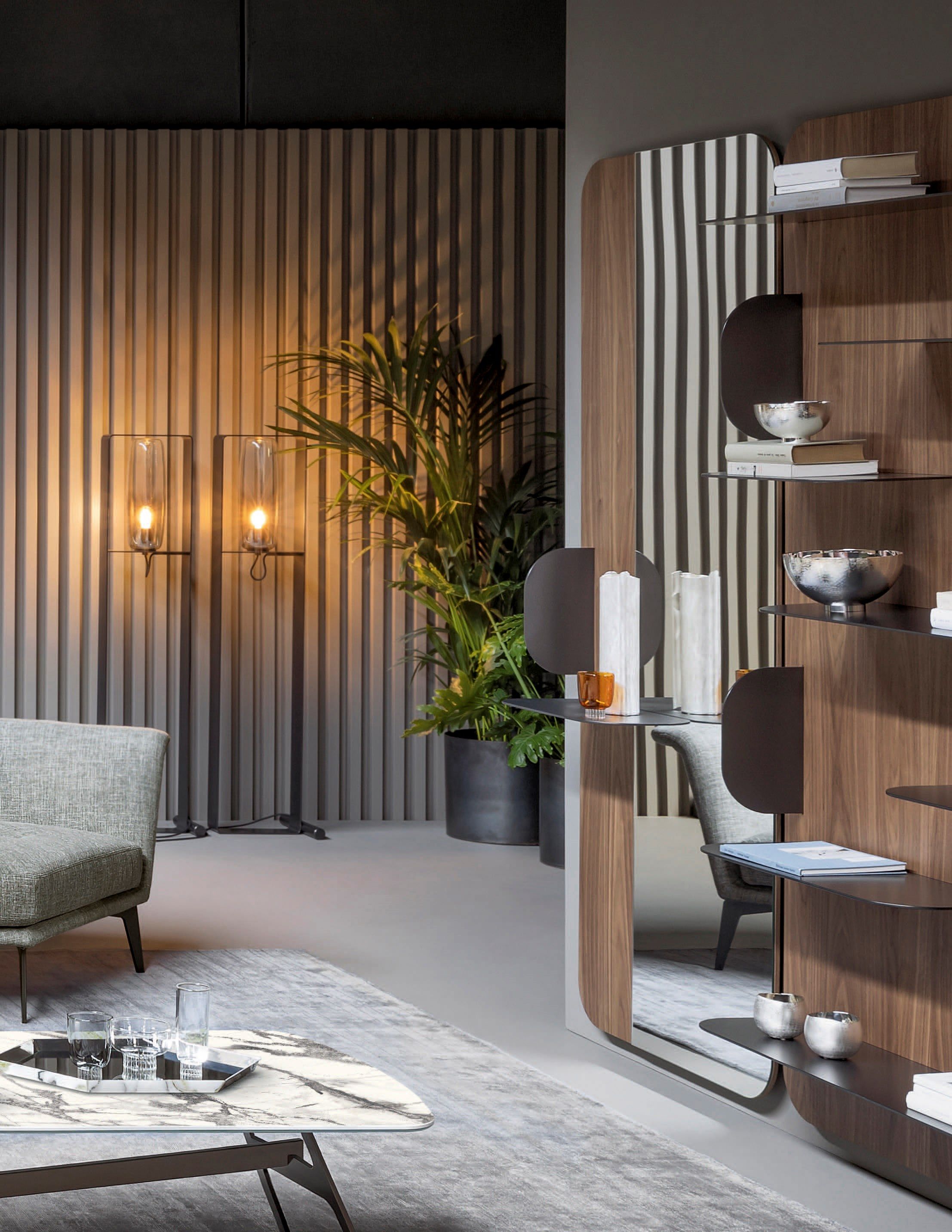 Деревянный настенный книжный шкаф BONALDO Blabla ARCH-00116063 - Вид №1