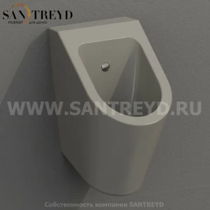 FO030CC Настенный писсуар, уринал с мушкой Ceramica Globo FORTY3