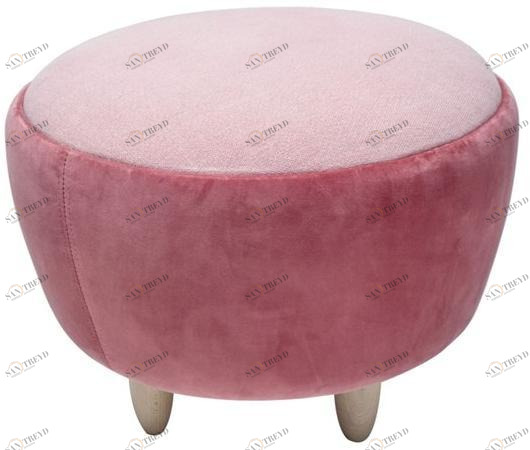 Gancedo Круглый пуф из ткани Pebbles sun-id-1382741