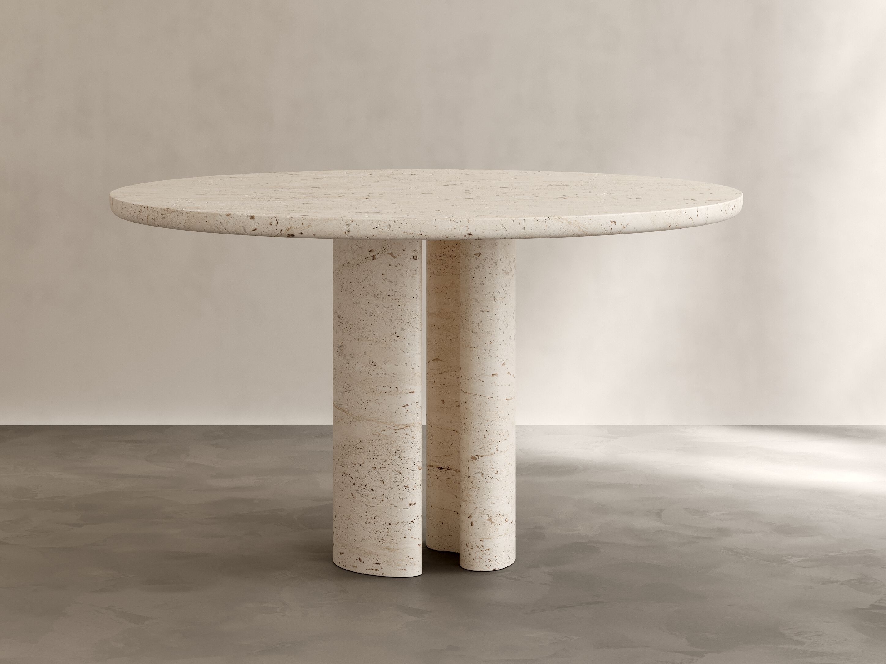 Круглый обеденный стол из натурального камня Paloma Editions ARCH-00118843 - Вид №2