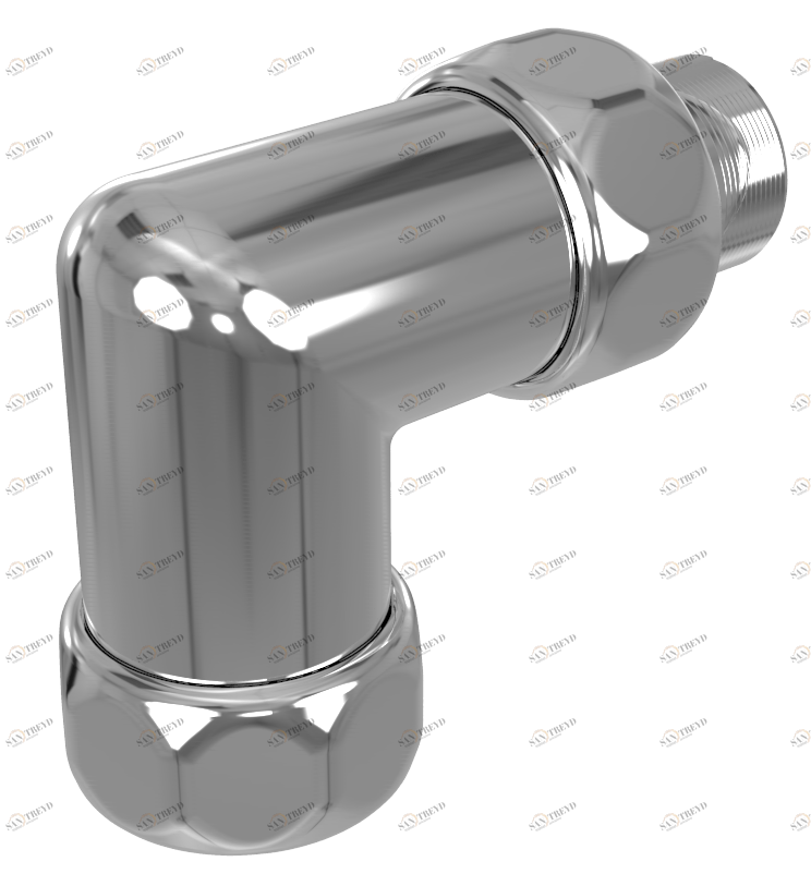 4620768880889  Уголок со сгоном 3/4"х1/2 г/ш для п\с 762SCH0504 Нержавеющая сталь TERMINUS 