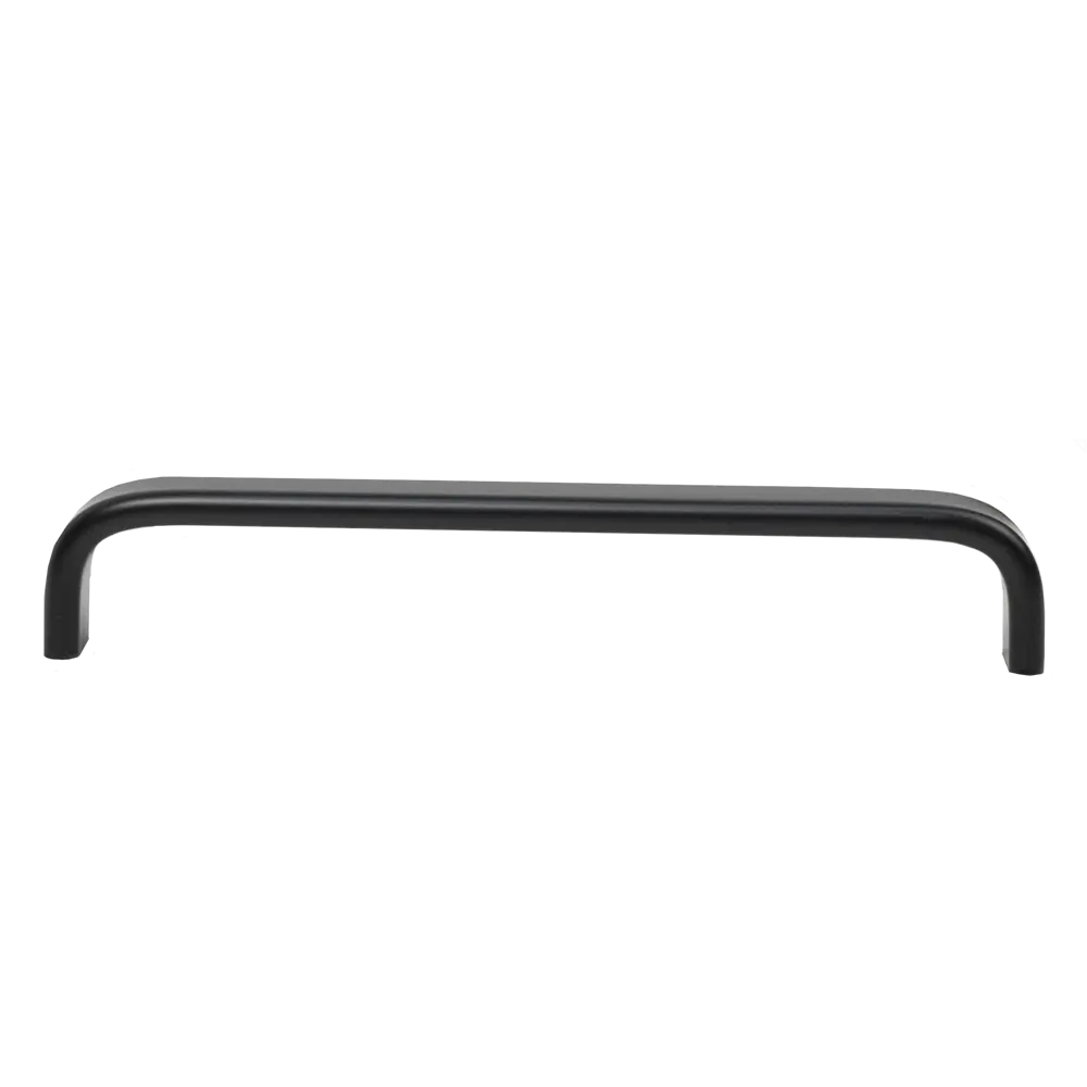 Мебельная ручка-скоба UA340- 160 черная 160 мм AKS STLM-2133936 - Вид №1