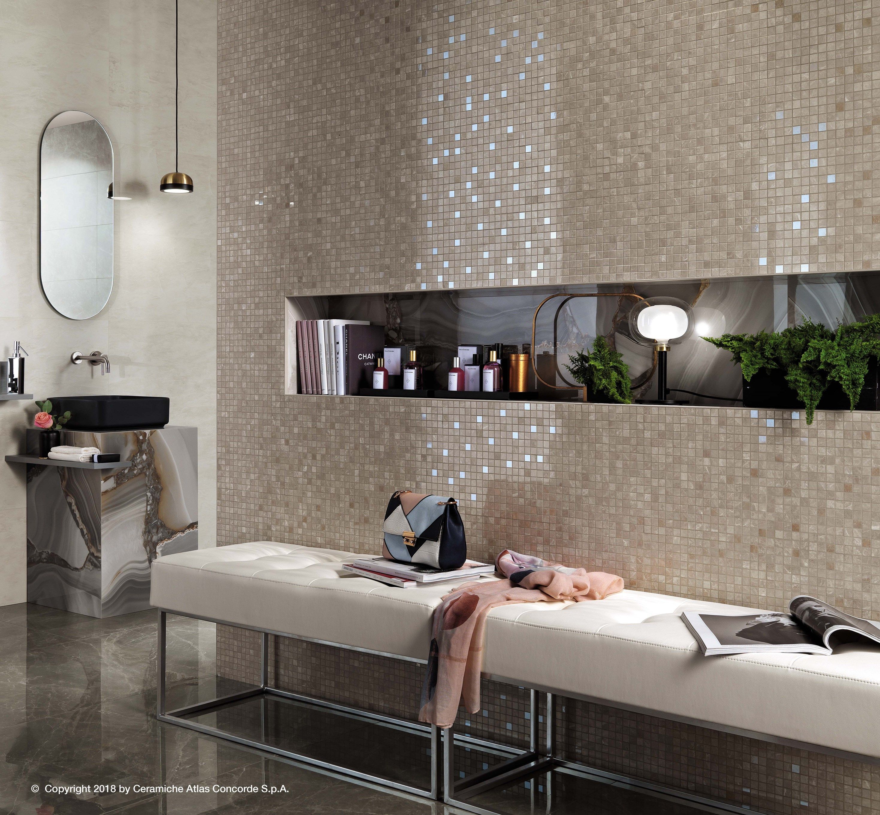 Белое керамическое покрытие с эффектом мрамора Atlas Concorde Marvel Edge ARCH-00064701 - Вид №6