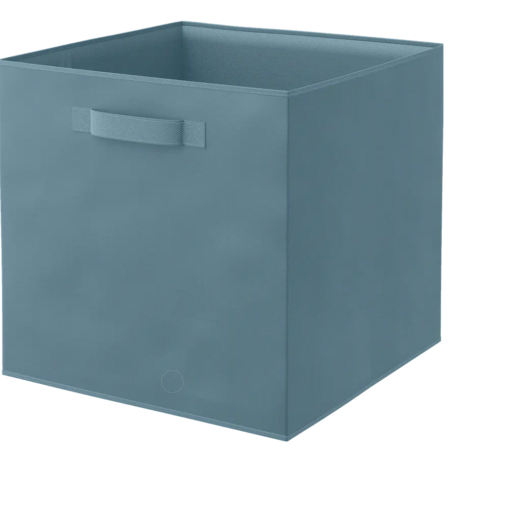 Короб Spaceo Fjord 31x31x31 см 29.7 л полиэстер цвет голубой Kub STLM-2137588 - Вид №2