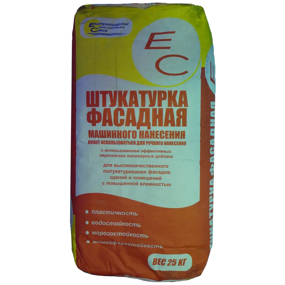 Штукатурка цементная ЕС механизированная 25 кг EC Машинная STLM-2202869