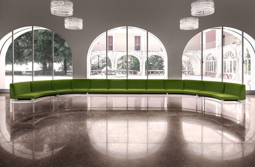 Luxy Изогнутый модульный диван из ткани Ponte sun-id-1503206 - Вид №3