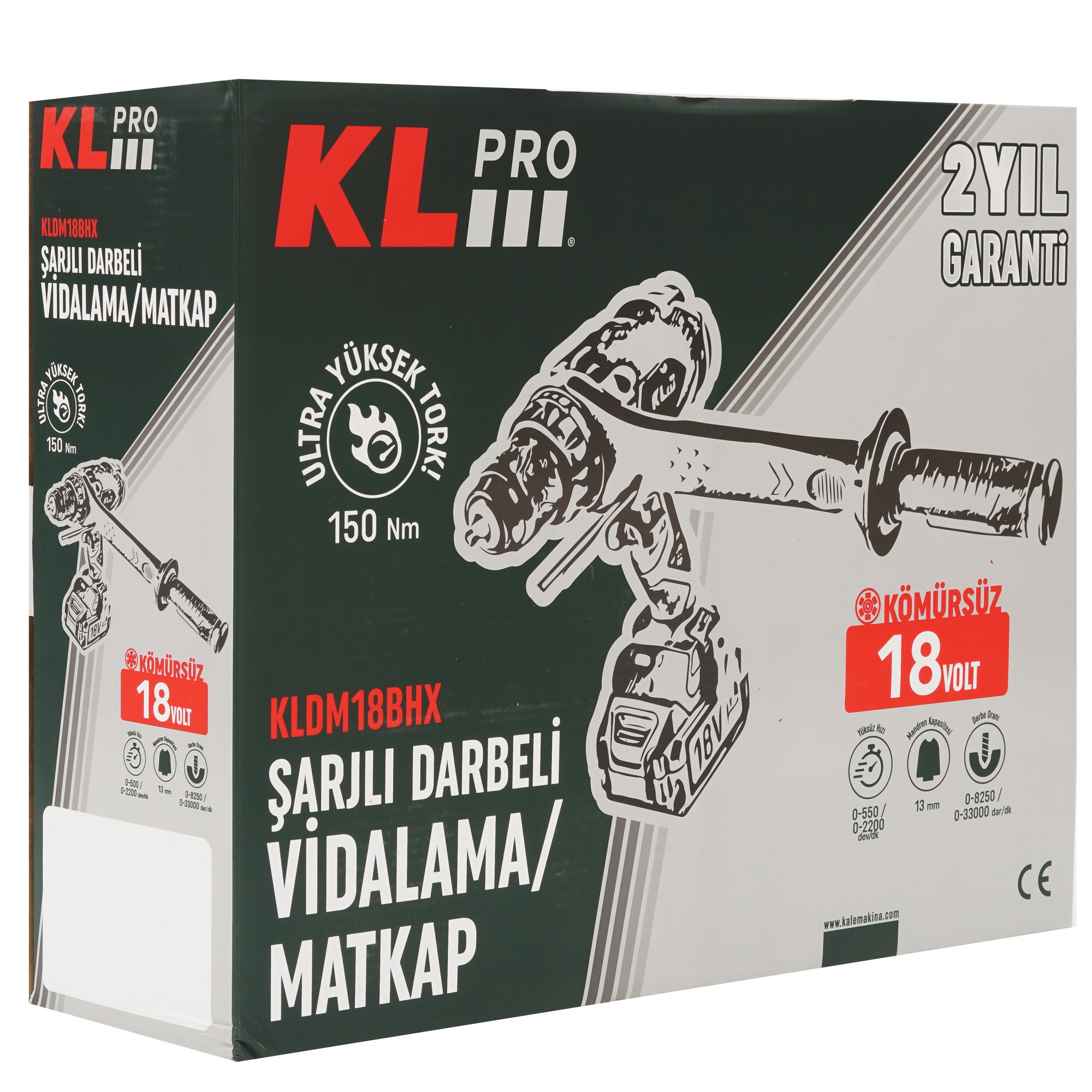 Дрель-шуруповерт KLPRO KLDM18BHX-20 9154013 STDN-0023730 - Вид №8