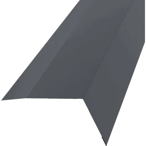 Планка карнизная 100x65 мм 2 м 0.4 мм RAL 7024 графит 84427766 STLM-2188907