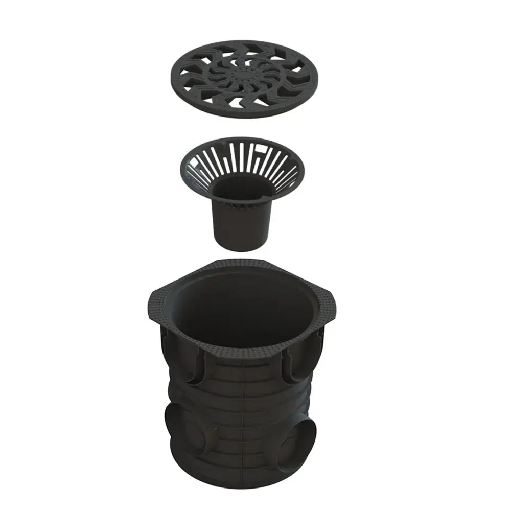 Дождесборник Standartpark Spark круглый с решеткой D283 мм STLM-2043144 - Вид №1