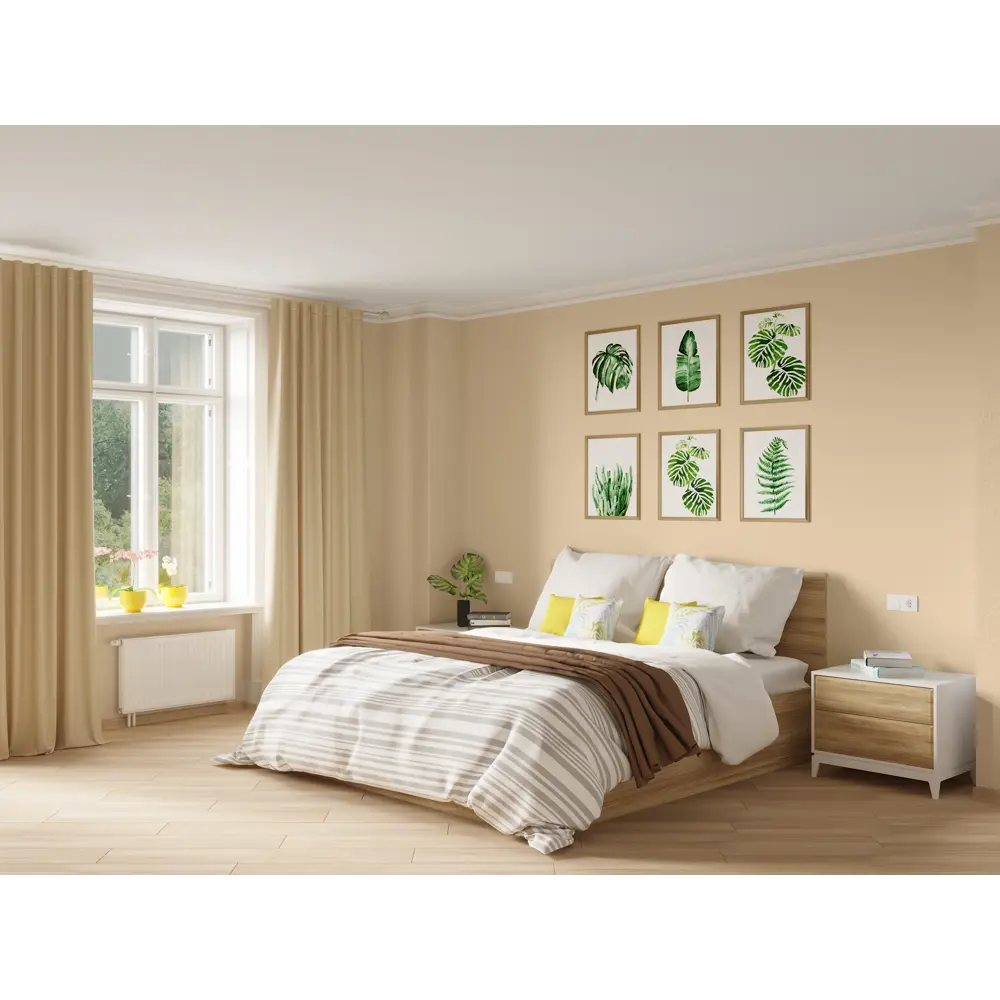 Краска для стен и потолков Trend Farbe цвет Очищенный миндаль 50 мл Dufa STLM-2168813 - Вид №3