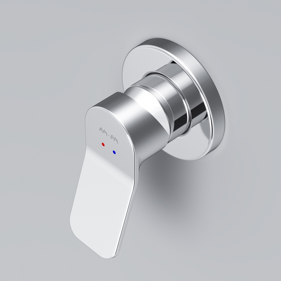 F85A65000 cмеситель д/душа монтируемый в стену хром шт. AM.PM X-Joy  - Вид №2
