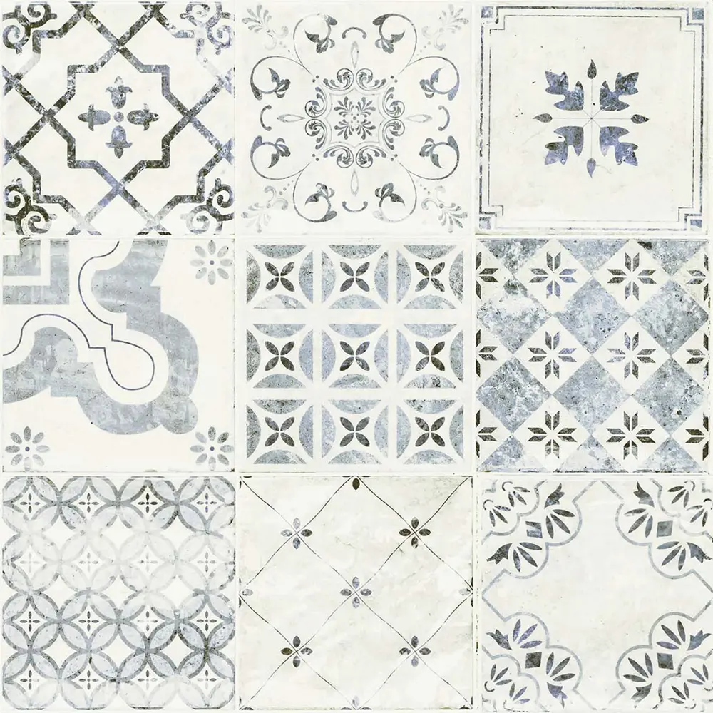 Стеновая панель Азулежу L008 240x0.6x60 см МДФ цвет серый Santreyd STLM-2006349