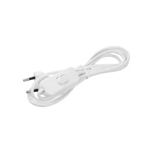 Кабель с переключателем TDM Electric 1.8 м белый