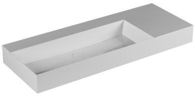 ELLP12246RQ0 Подвесная раковина настенная прямоугольная Azzurra Ceramica Elegance белая