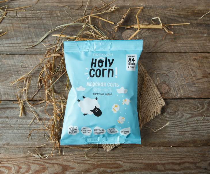 1492 Кукуруза воздушная с морской солью Вкусляндия 