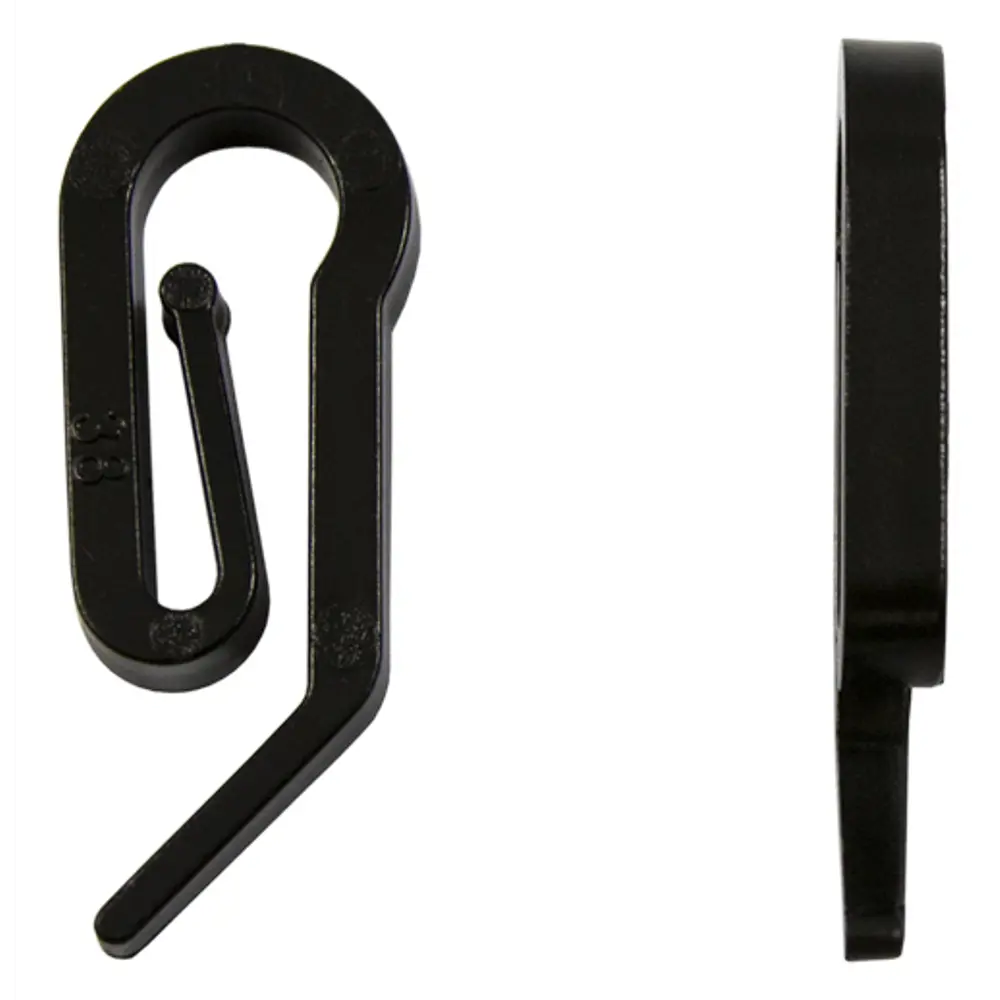 Крючок-зажим для карниза KREAFORTA Pro 2 см цвет черный 20 шт STLM-2030758