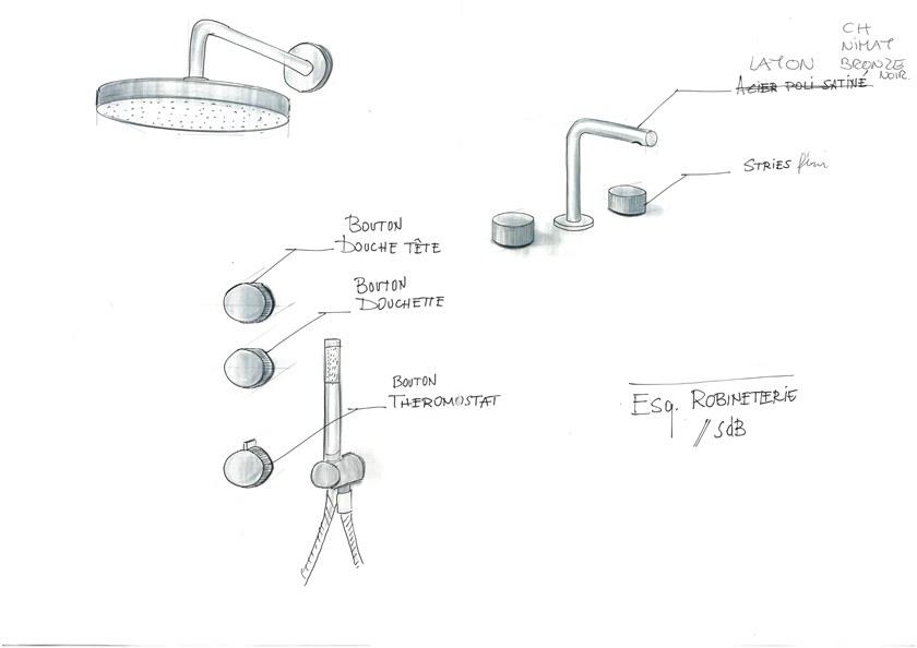 RUBINETTERIE STELLA Смеситель для раковины на 3 отверстия Sirius 3223 - Вид №4