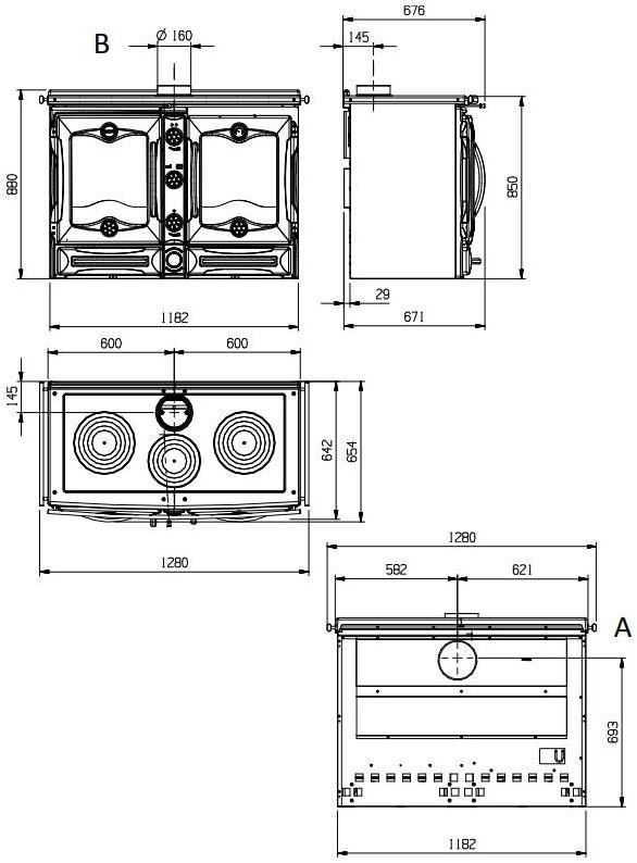 LA NORDICA EXTRAFLAME Дровяной печью sun-id-1450919 - Вид №2