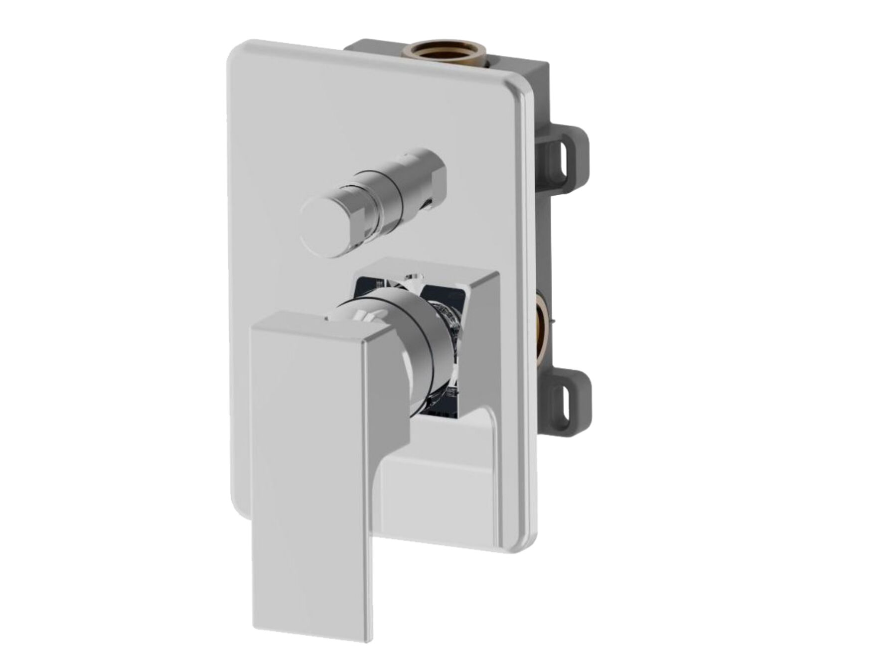 Встраиваемый смеситель для душа с переключателем GATTONI Kubik ARCH-00135373 - Вид №1