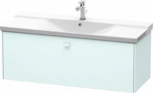 BR402300909 Тумбочка подвесная Brioso #BR4023 1220 x 479 мм Светло-голубой матовый декор