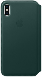 MRX42ZM/A Iphone xs max leather folio - forest green Apple