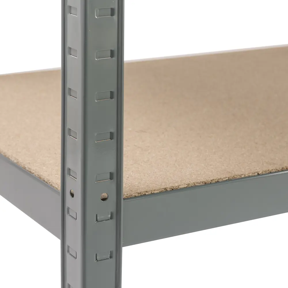 Стеллаж металлический Spaceo 120x196x50 см, 5 полок, цвет серый STLM-2148941 - Вид №1