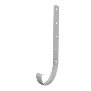 Кронштейн для желоба металлический цвет белый