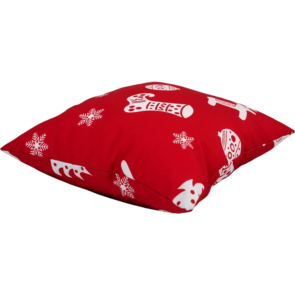 Подушка «Новый год» 40х40 см, цвет красный 82070691 STLM-2075415 SEASONS  - Вид №1