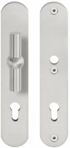 Formani Ручка для входных дверей из нержавеющей стали на пластине Ferrovia Fvo22-50