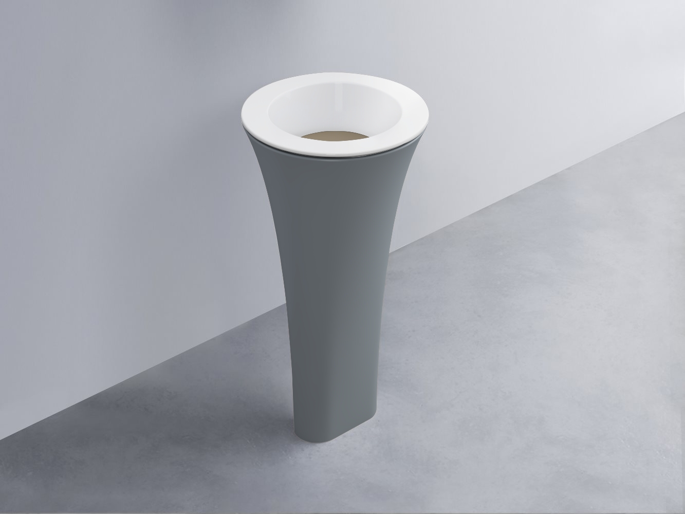 AMLA45-BL+AMPILT-AV+AMCOLT-BR Раковина Amedeo Tondo отдельностоящая cielo Enjoy + Amedeo Ceramica Cielo