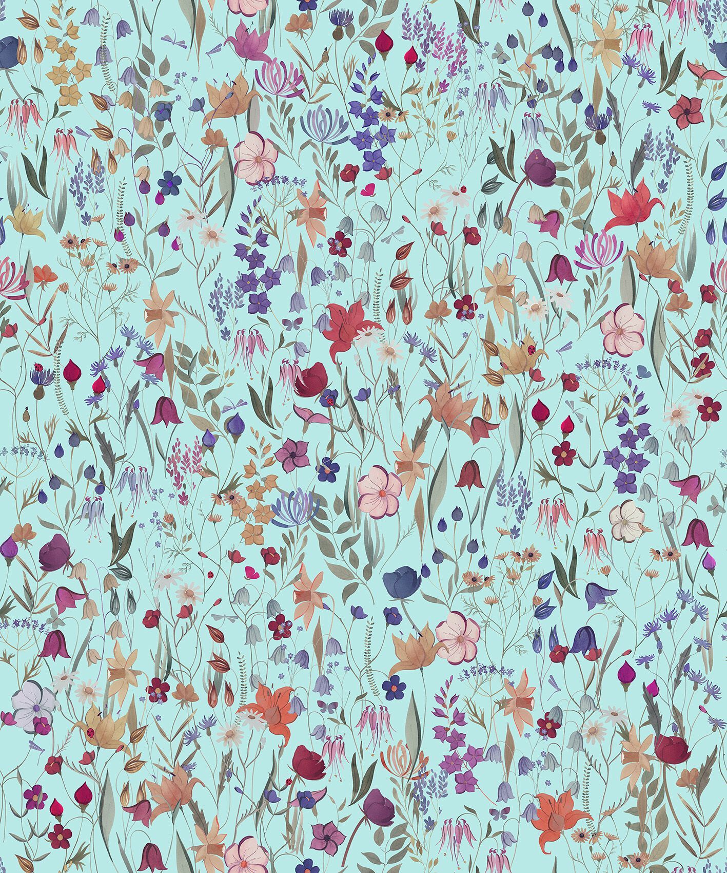 Обои с цветочными мотивами Jannelli&Volpi CAMPO FIORITO ARCH-00106947 - Вид №4