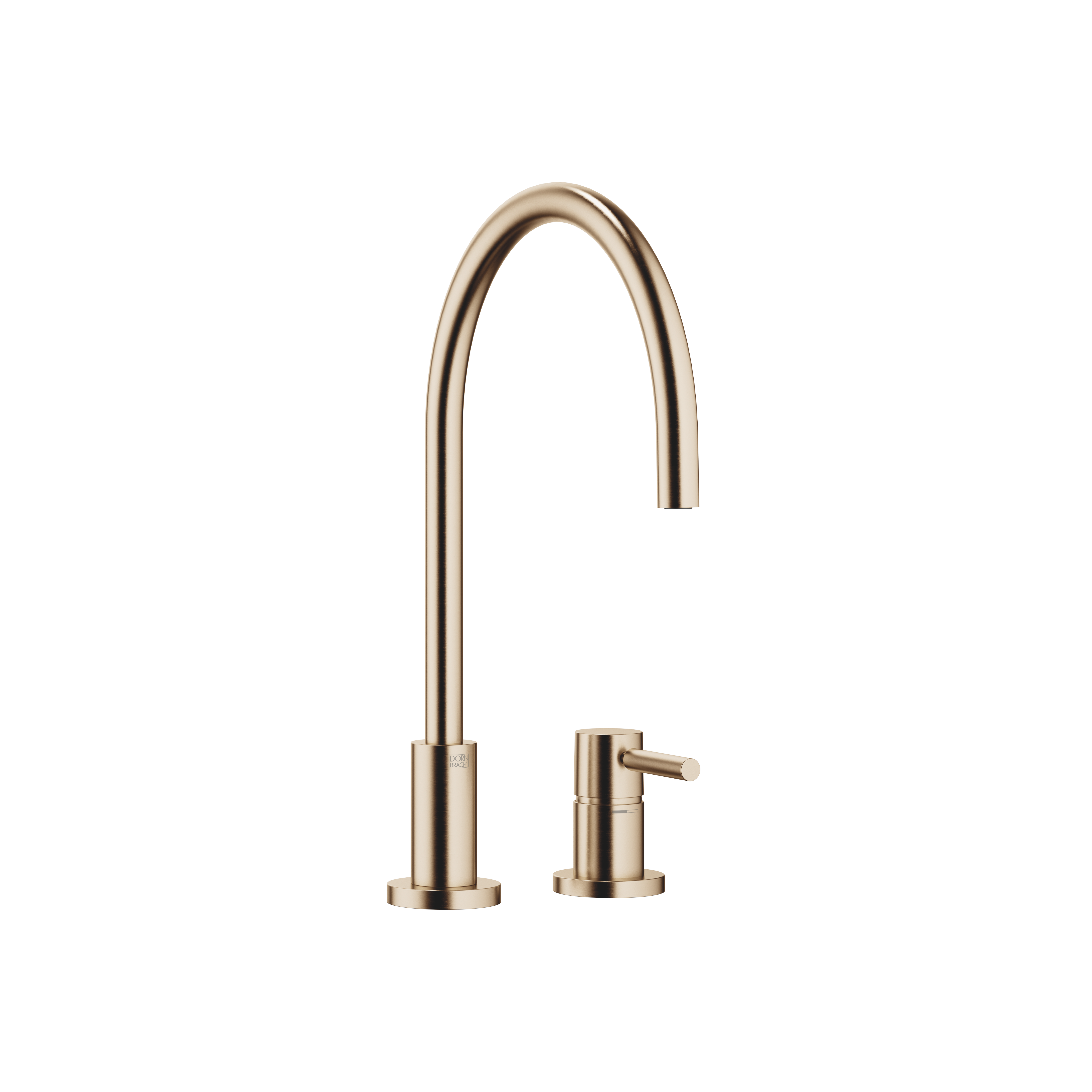 TARA Смеситель на два отверстия с отдельными розетками - Brushed Champagne (22-каратное золото) DornBracht 32815888-46