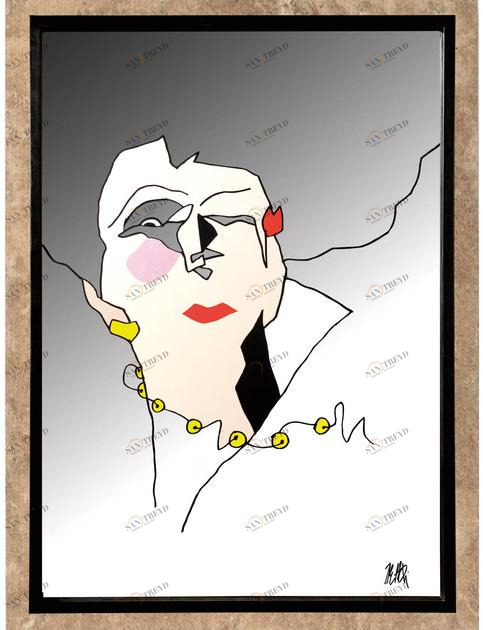 Mirabili Прямоугольное зеркало из оргстекла Mirabili arte d'abitare sun-id-1415879