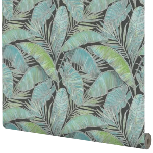 Обои флизелиновые Аспект ру Монтевер зеленые 1.06 м 70389-47АСП