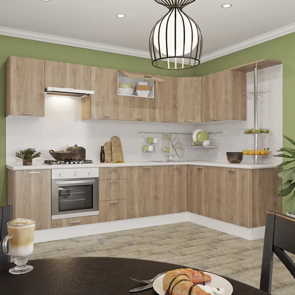 Дверь для шкафа Delinia «Вереск» 80x35 см, ЛДСП, цвет бежевый STLM-2128203 - Вид №2