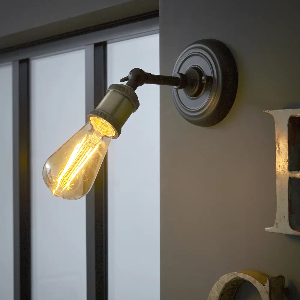 Настенный светильник KREAFORTA Hatanga цвет черный STLM-2022994 - Вид №8