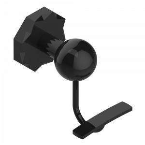 U2R-510 Крючок для халатов поперечный Thg-paris Nihal porcelaine verte Покрытие PVD бронза