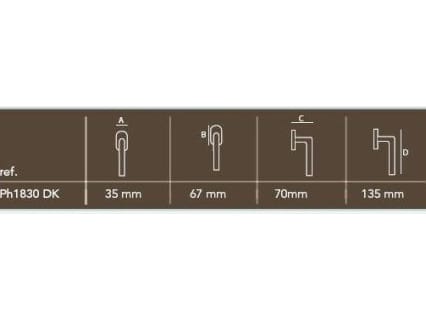 Железная оконная ручка Dauby Pure® ARCH-00145603 - Вид №3