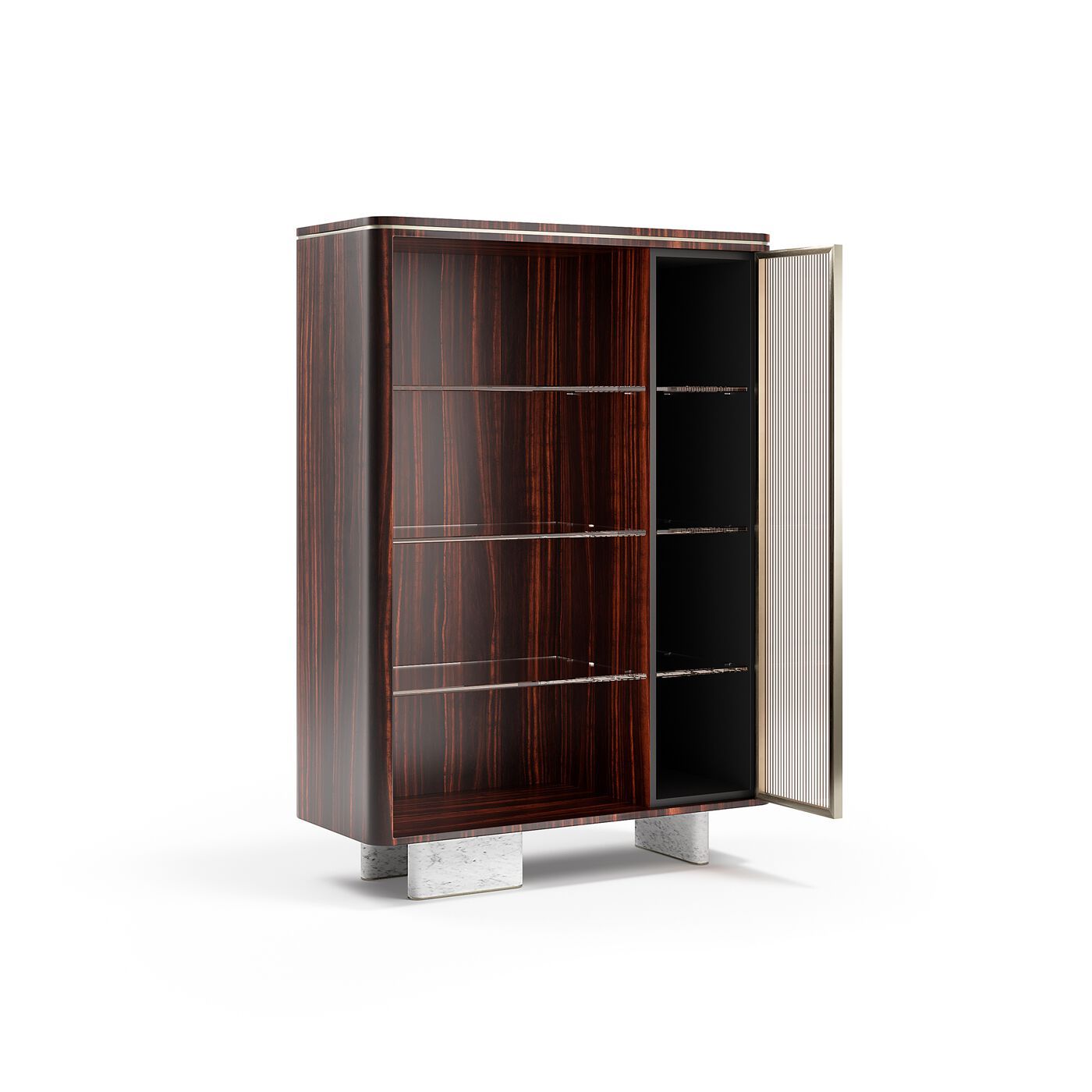 Деревянный и стеклянный шкаф с распашными дверцами Capital Collection Aurelia ARCH-00073283 - Вид №6