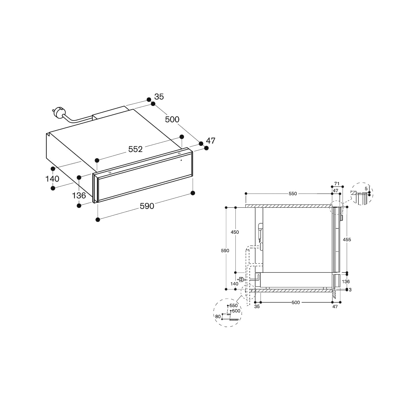 Шкаф для подогрева посуды / WS 461-100 GAGGENAU sun-id-379745 - Вид №2