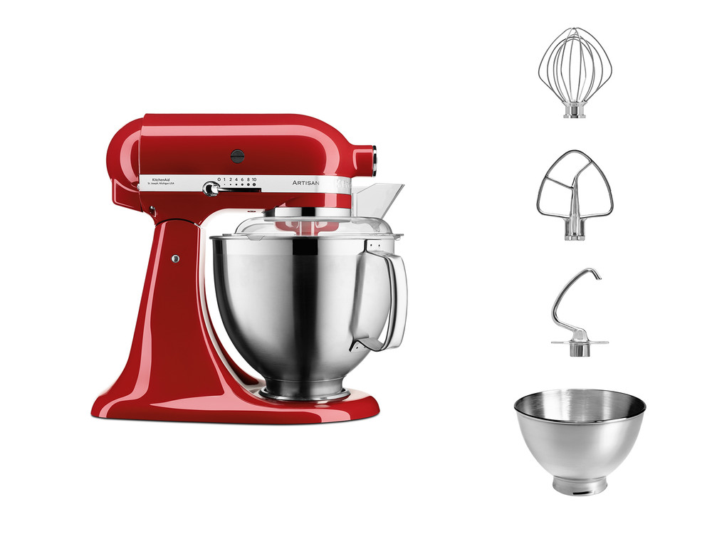 5KSM185PS ПЛАНЕТАРНИК С ОТКЛОНЯЕМОЙ ГОЛОВКОЙ 4,8 Л - ARTISAN PREMIUM KitchenAid  - Вид №1