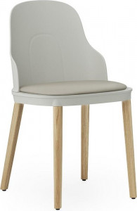 304085 Обивка кресла Ультра Кожа, Теплый серый / Дуб Норманн Копенгаген Normann Copenhagen Allez