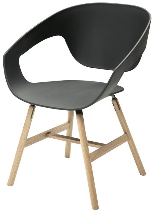 Casamania & Horm Стул из полипропилена и дерева с подлокотниками Vad sun-id-1437628 - Вид №7