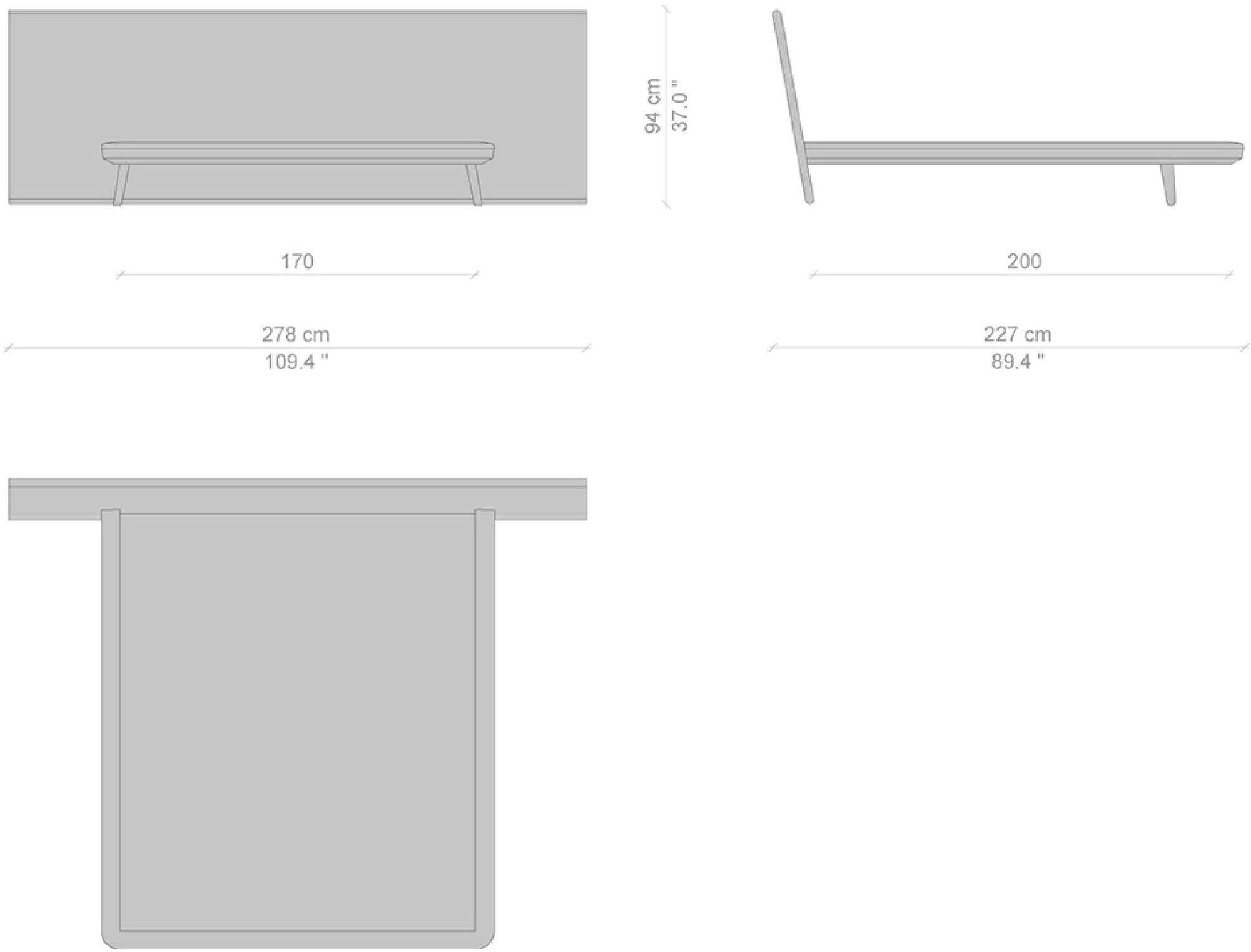 Cassina Кровать с изголовьем из ясеня  L42  - Вид №26