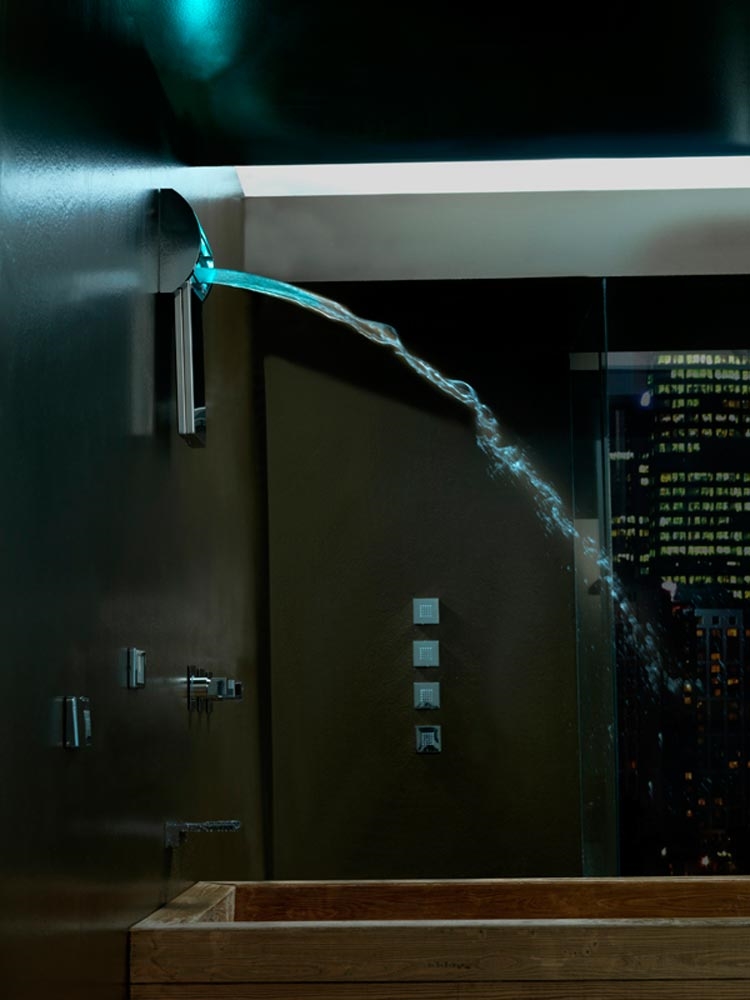 I02555 Потолочный & настенный душ Aquavolo CROMOTHERAPY BOSSINI  - Вид №5