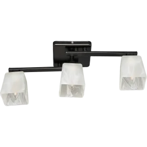 Люстра потолочная "Ивонна" 3хЕ14х60 Вт, цвет чёрный