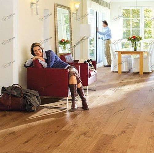 Паркетная доска Haro 4000 Series Top connect Маркант, sunProtect Дуб Рустик с брашью (Текстурированная) 2200х180 мм 532908