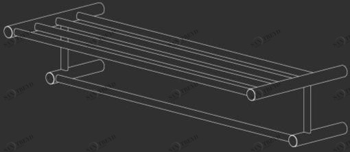 Ceadesign Вешалка для полотенец из нержавеющей стали Stem - accessori Ste 27